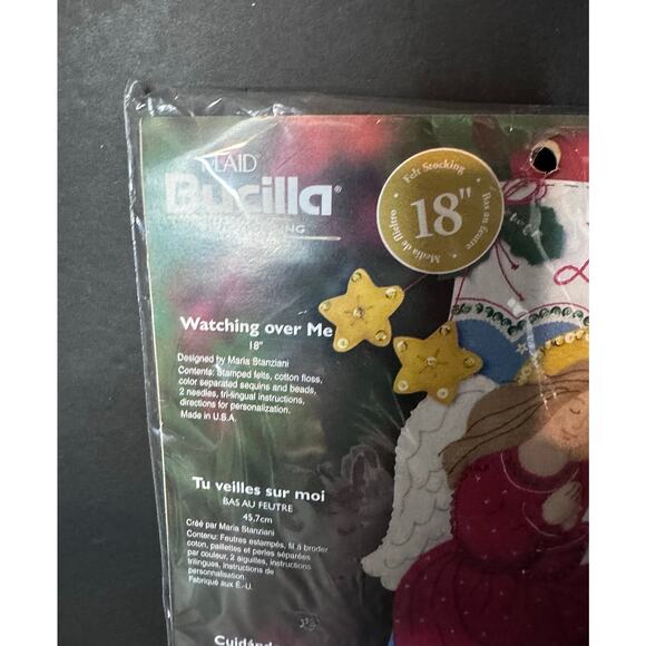 Bucilla Watching Over Me Stocking Kit #85175 New/Sealed - Picture 3 of 6